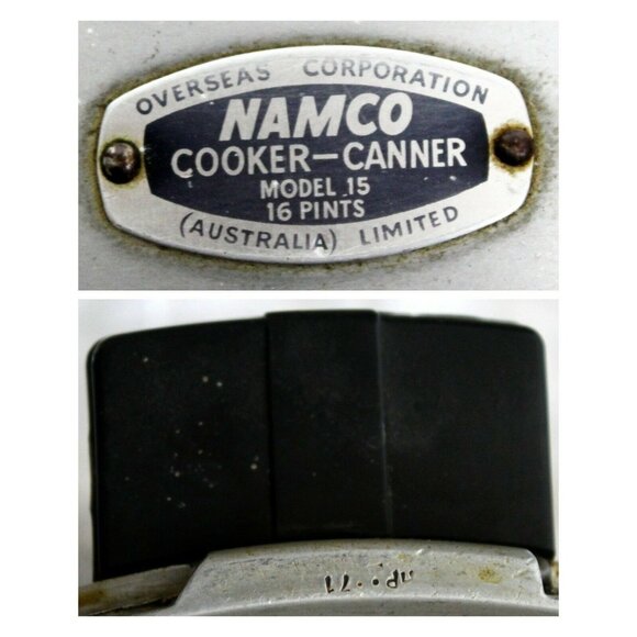 Vtg NAMCO Cooker Canner Model 15 Australia Overseas Corporation 16 Pints - Picture 8 of 12